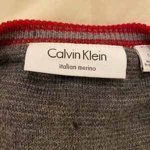 Calvin Klein men’s red sweater.